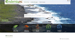 Desktop Screenshot of endemia.nc