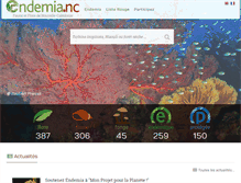 Tablet Screenshot of endemia.nc